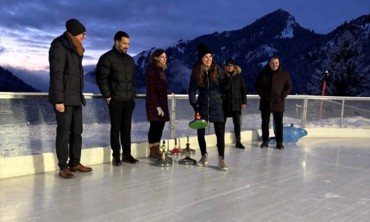 Malbun. Eisstock. Volltreffer. ❄️🥌