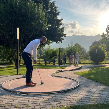 Miniature golf tournament with LGT